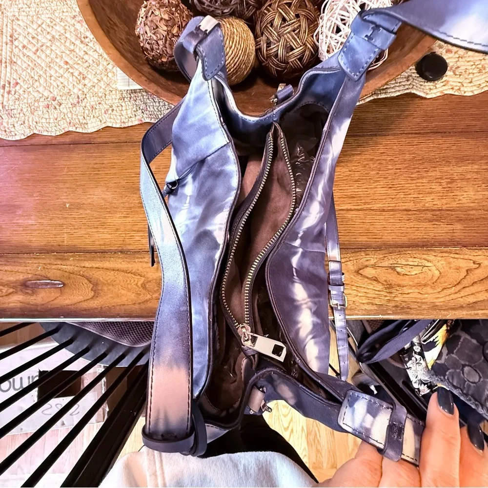 Vince Camuto Tania tie dye slouchy tote.